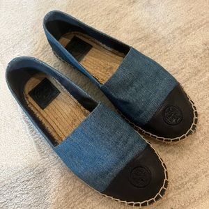 Tory Burch Denim Espadrilles
